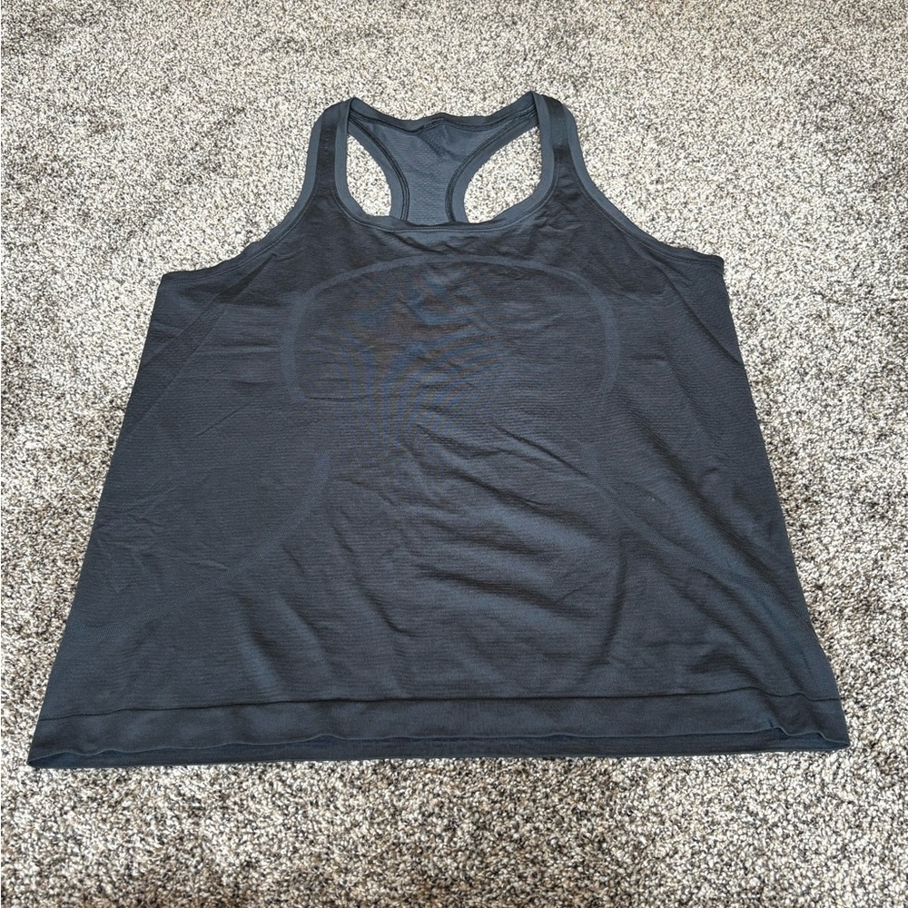 Lululemon Women's Bluish gray Racerback Tank Top